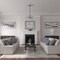 Ekena Millwork Alexa Medallion (Canopies up to 5 5/8"), 30 3/4"W x 21 1/4"H x 3 7/8"ID x 1 5/8"P, Ultra Pure White CM21X30ALUWF - alternate 2